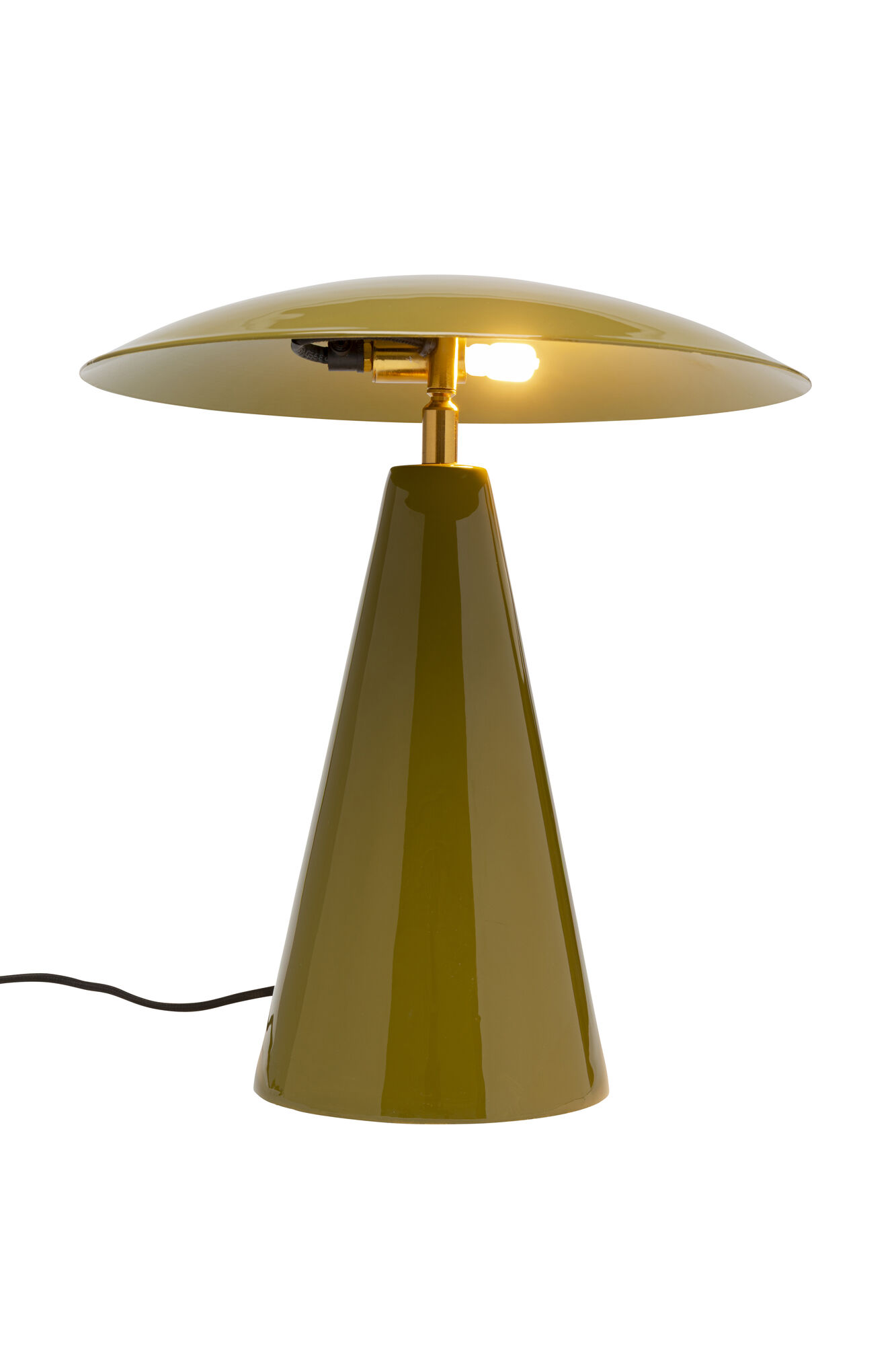 Lampa stołowa Fungo Flat zielona 33cm – obraz-1