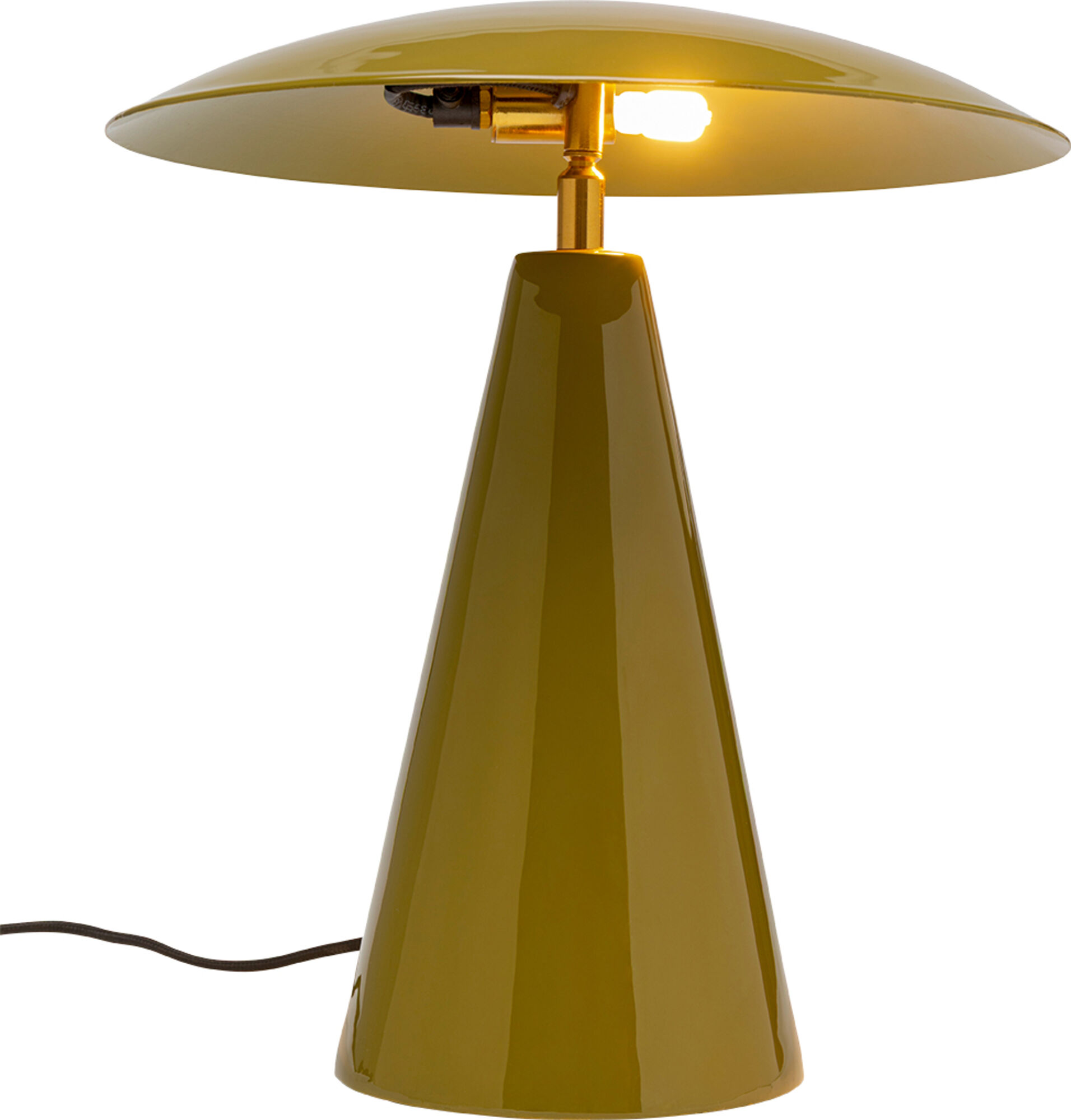 Bordslampa Fungo Flat - Grön, 33cm – bild-1.