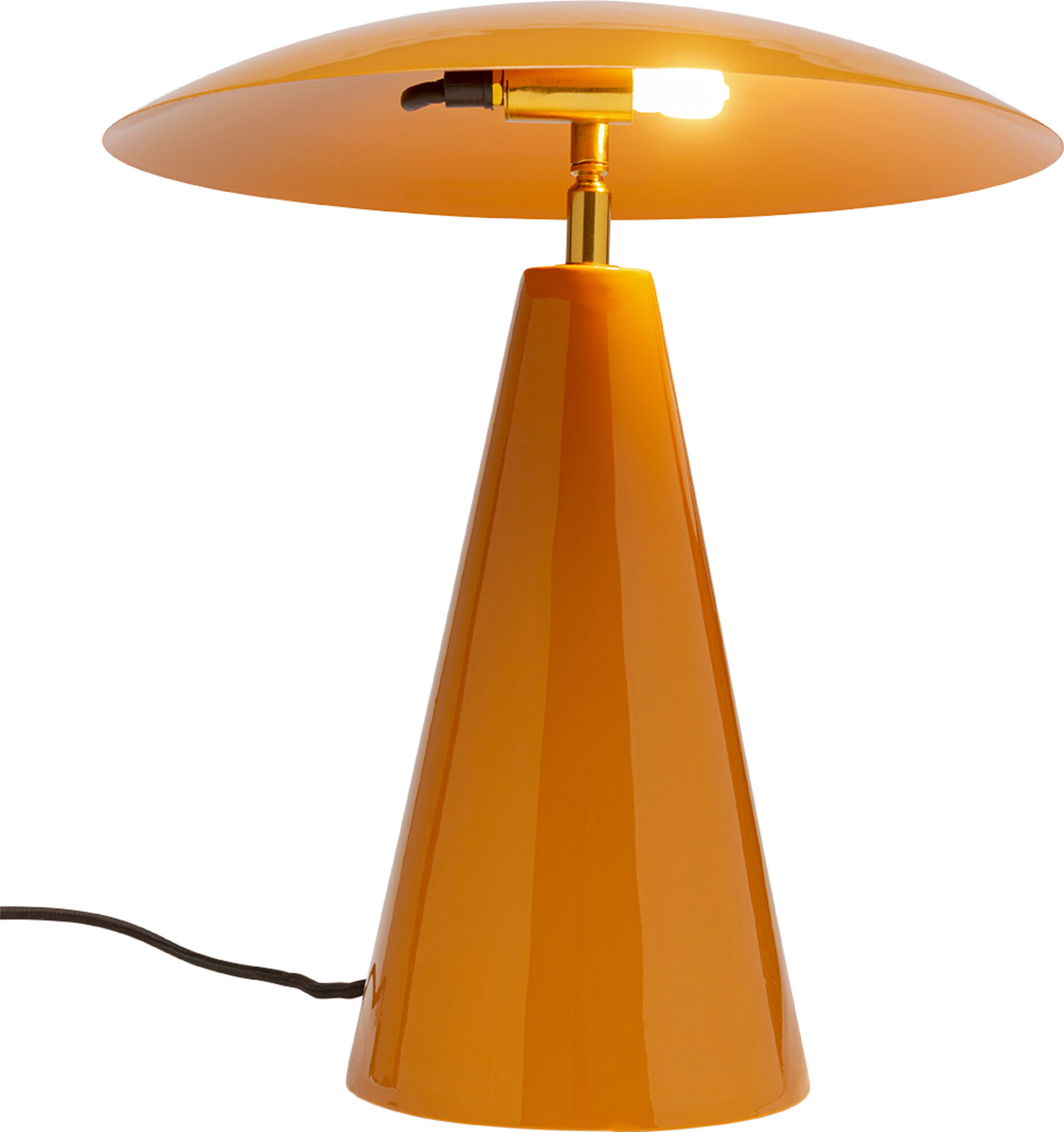 Bordslampa Fungo Flat - Orange, 33cm – bild-1.