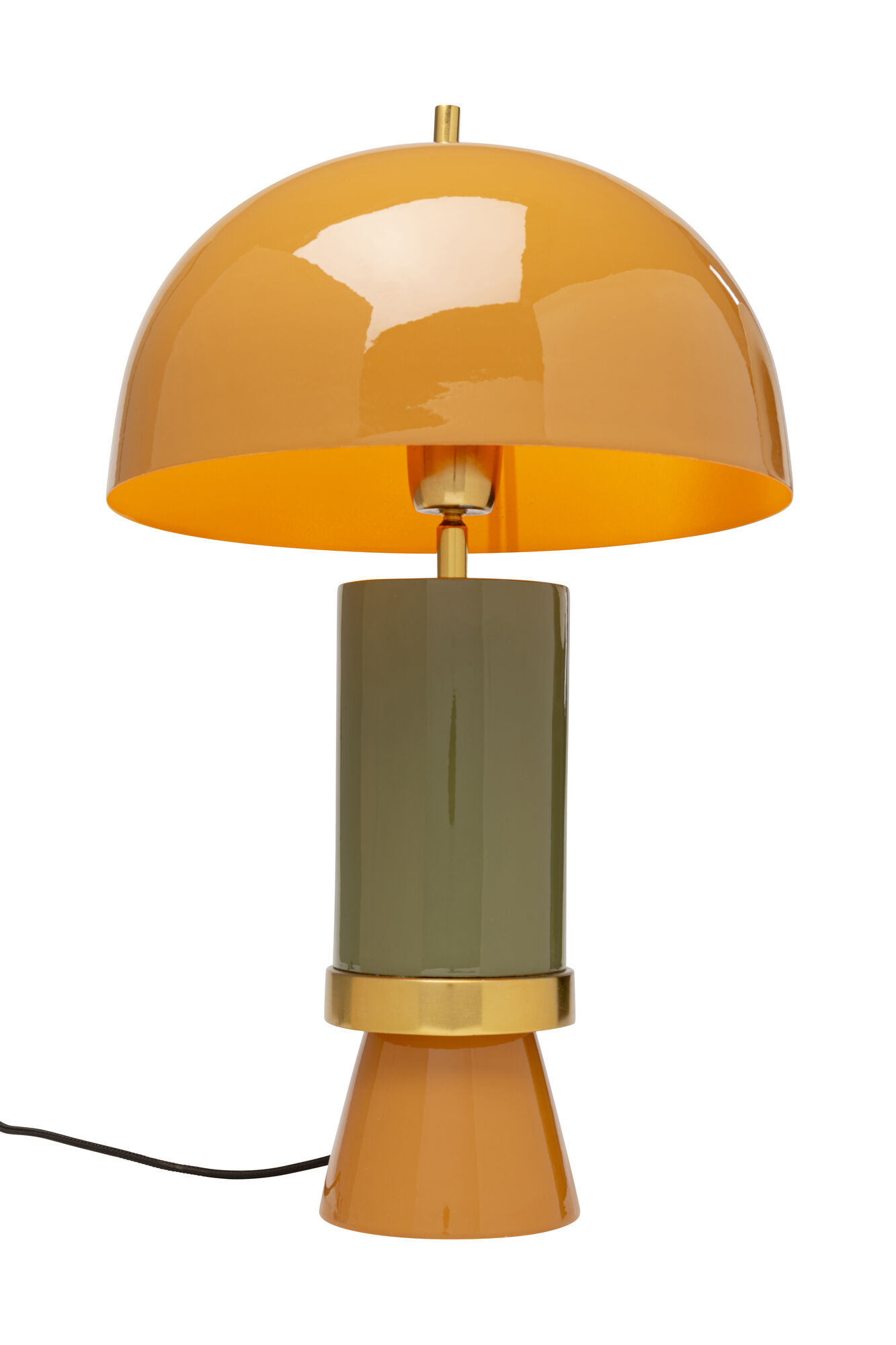Lampa stołowa Josy Duo żółta 51cm – obraz-1