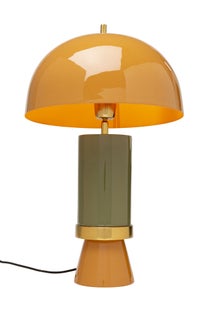 Lampa stołowa Josy Duo żółta 51cm – obraz-1