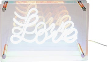 Lampa Stołowa LED Font LOVE – obraz-1