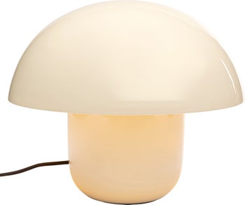 Stalinė lempa Mushroom Shiny Ecru 27cm – paveikslėlis-1.