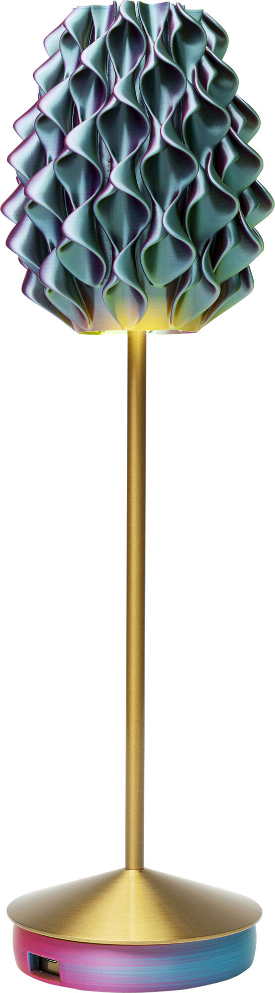 Lampa stołowa Swirl multikolor – obraz-1