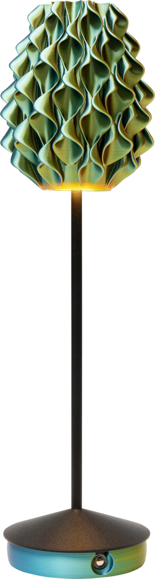 Stalinė lempa Swirl turqouise – paveikslėlis-1.