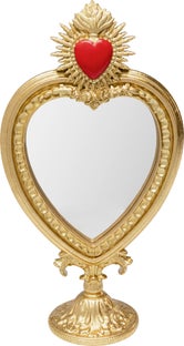 Lustro Stołowe Flaming Heart 31cm – obraz-1