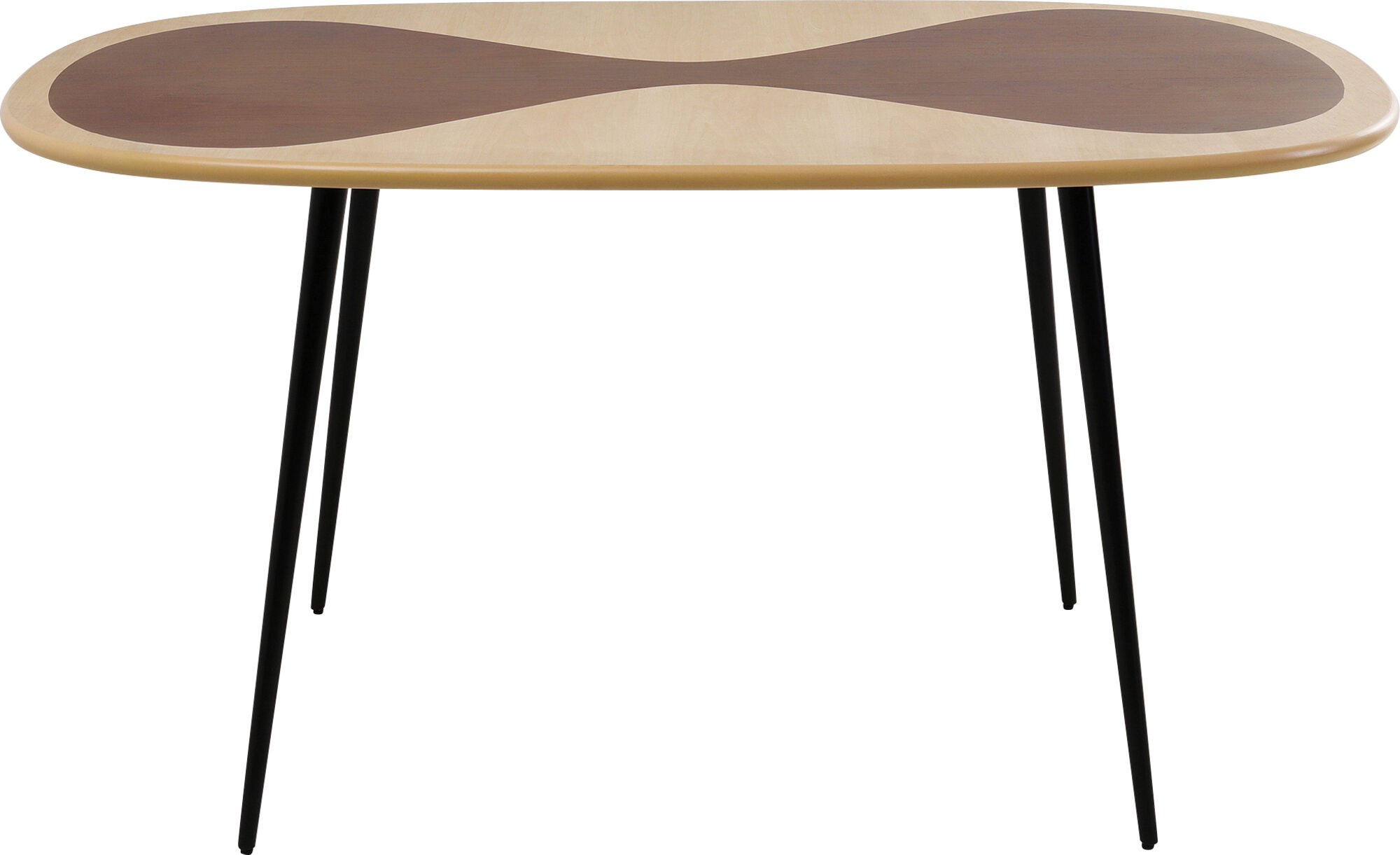 Masa Petal Nature Negru 150x90 cm – imagine-1.