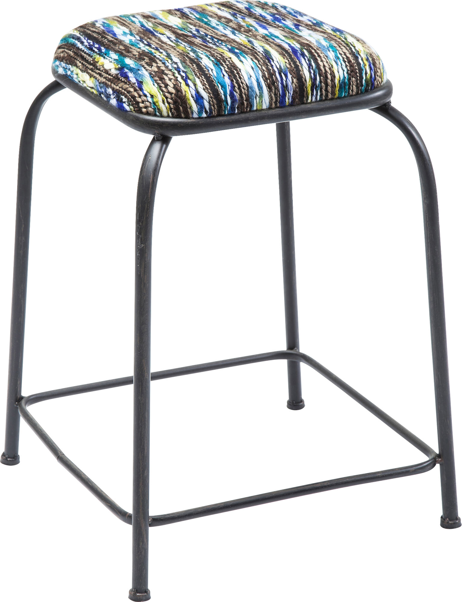 Taboret Campus MixBlue 38x51 cm kolorowy – obraz-1
