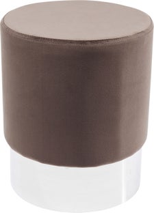 Cherry jakkara ruskea hopea Ø35cm – kuva-1.