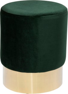 Pufas Cherry Dark Green Brass Ø35cm – paveikslėlis-1.