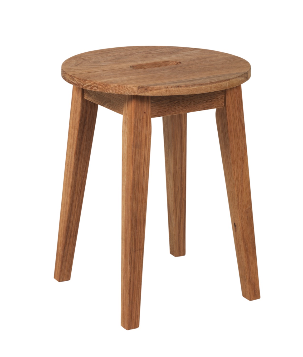 Taboret Confetti ∅35x44 cm naturalny – obraz-1