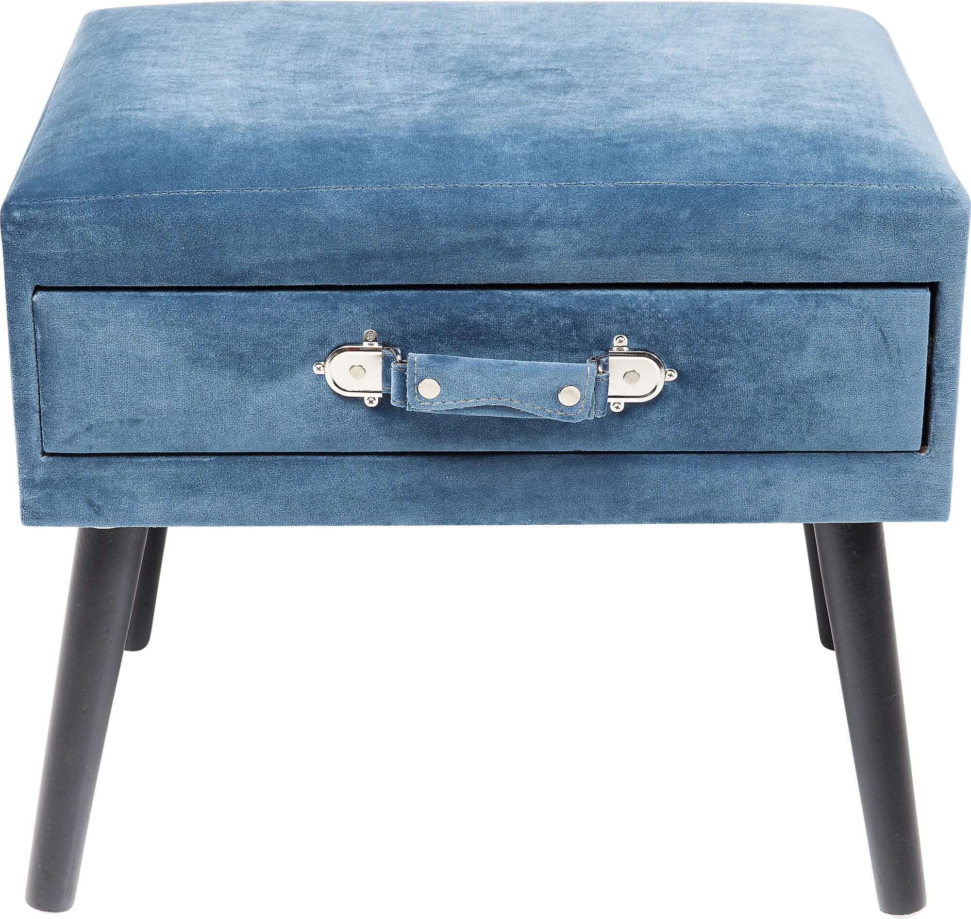 Taboret Drawer 50x46 cm niebieski – obraz-1