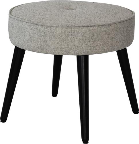 Taboret Filip jasnoszary – obraz-1