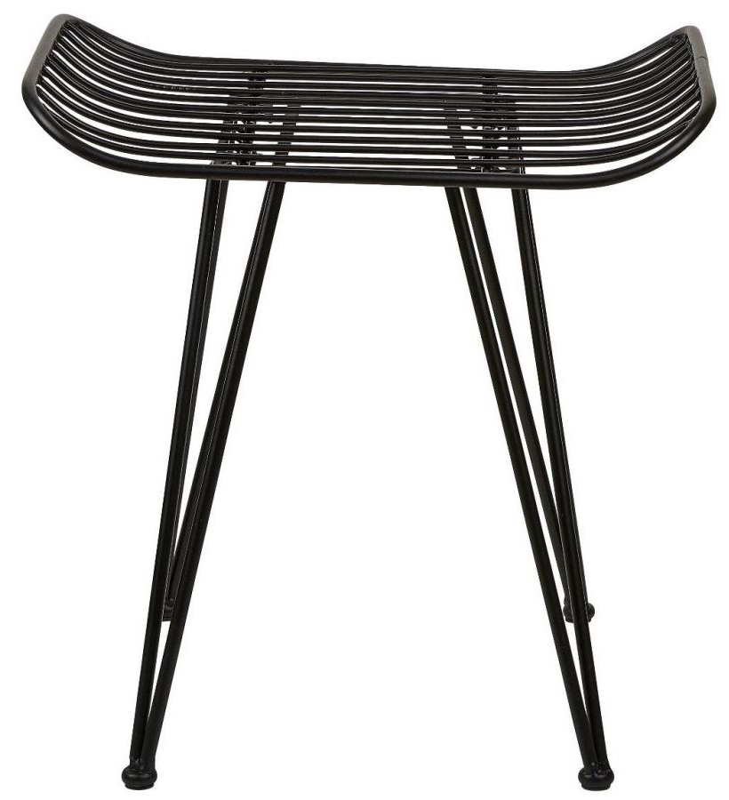 Taboret Huber 35x41 cm czarny – obraz-1