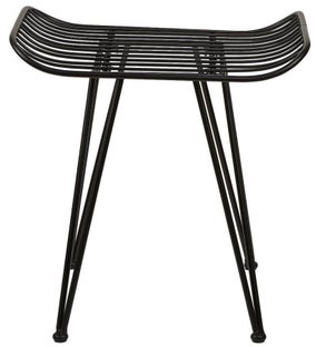 Taboret Huber 35x41 cm czarny – obraz-1