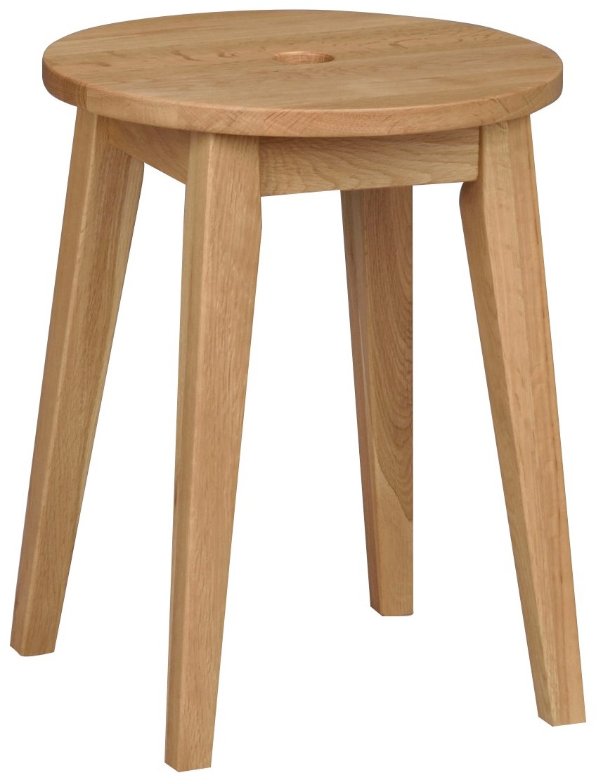 Taboret Methro ∅35x44 cm naturalny – obraz-1