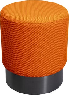 Табуретка Jody Orange Mesh Black Ø35cm – изображение-1.