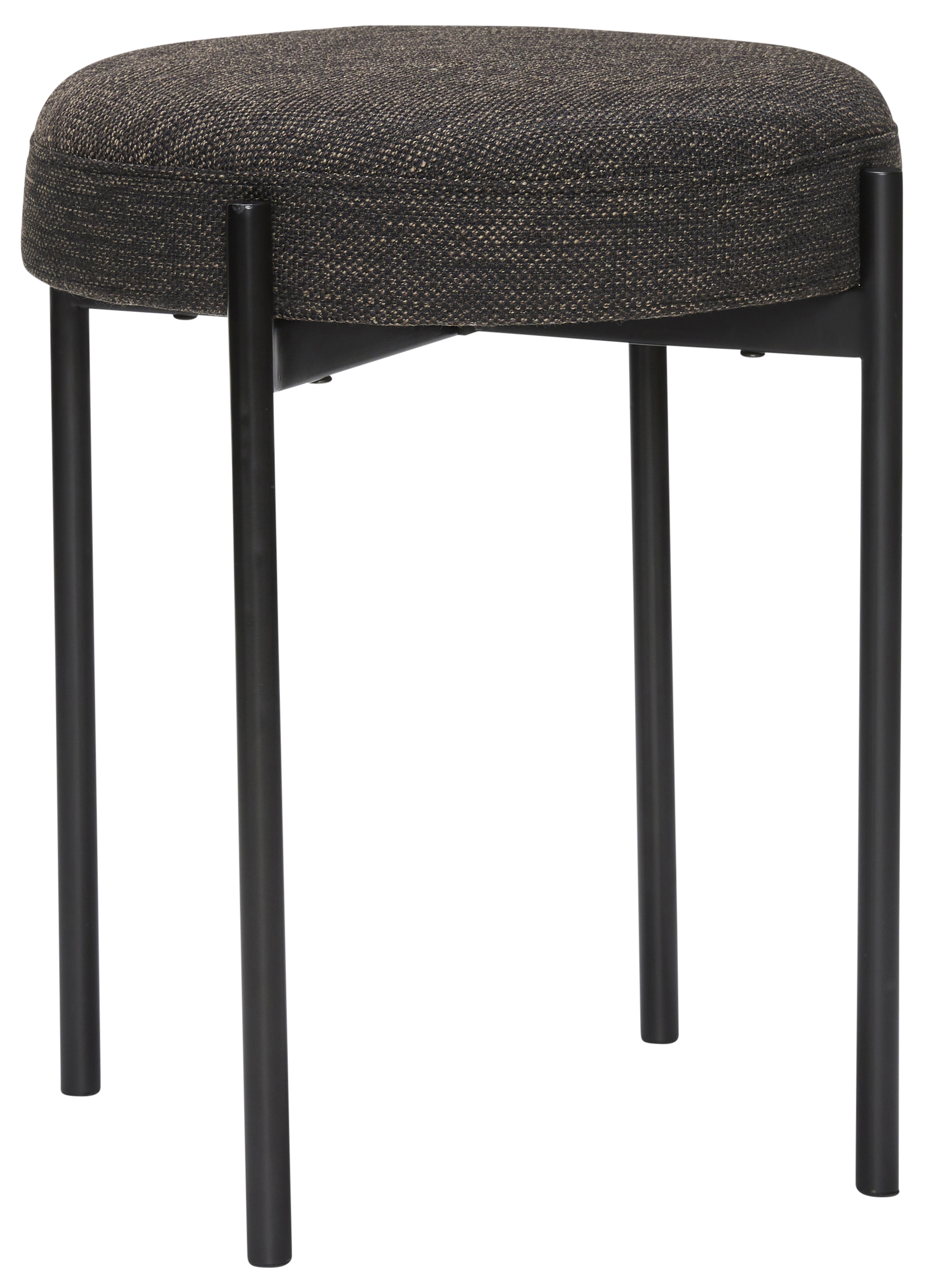 Taboret Silo Ø41x45 cm czarny – obraz-1