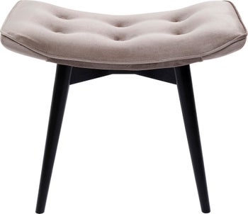 Pufas Black Vicky Velvet Grey 46x59cm – paveikslėlis-1.