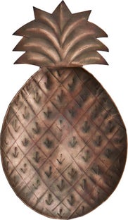 Taca Ananas 14x23 cm antyczny brąz – obraz-1