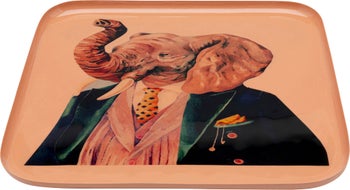 Ego elefant i smoking bakke, 27x27cm
– billede-1.