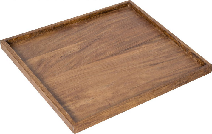 Taca drewniana brązowa Invicta Interior stylowa do wnętrz – grafika-1.