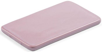 Taca z kamionki 22x13 cm różowa Outlet – obraz-1