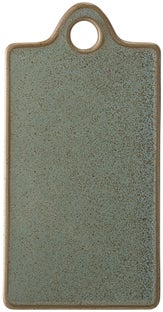 Taca z kamionki 27 x 14 cm zielona – obraz-1