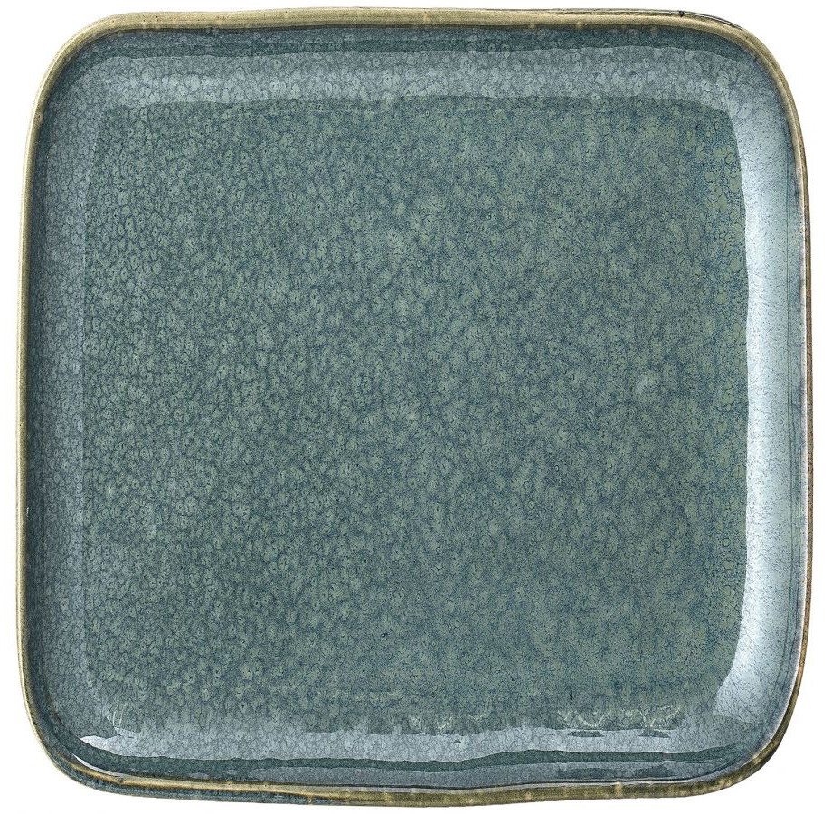 Talerz Aime 27x27 cm zielony – obraz-1