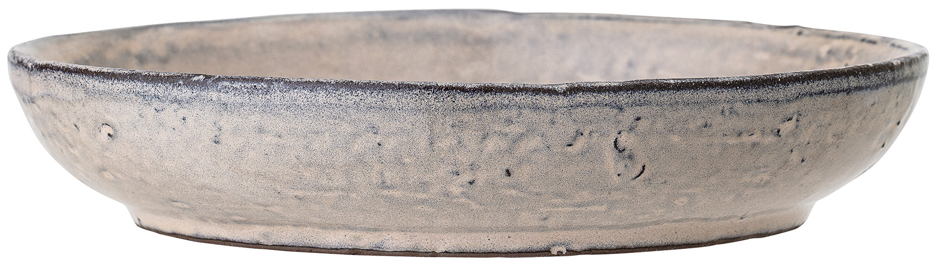 Talerz Alia Ø24x5 cm różowo-szary  – obraz-1