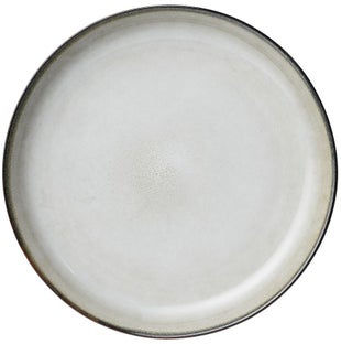 Talerz płaski okrągły Ø26 cm szary – obraz-1