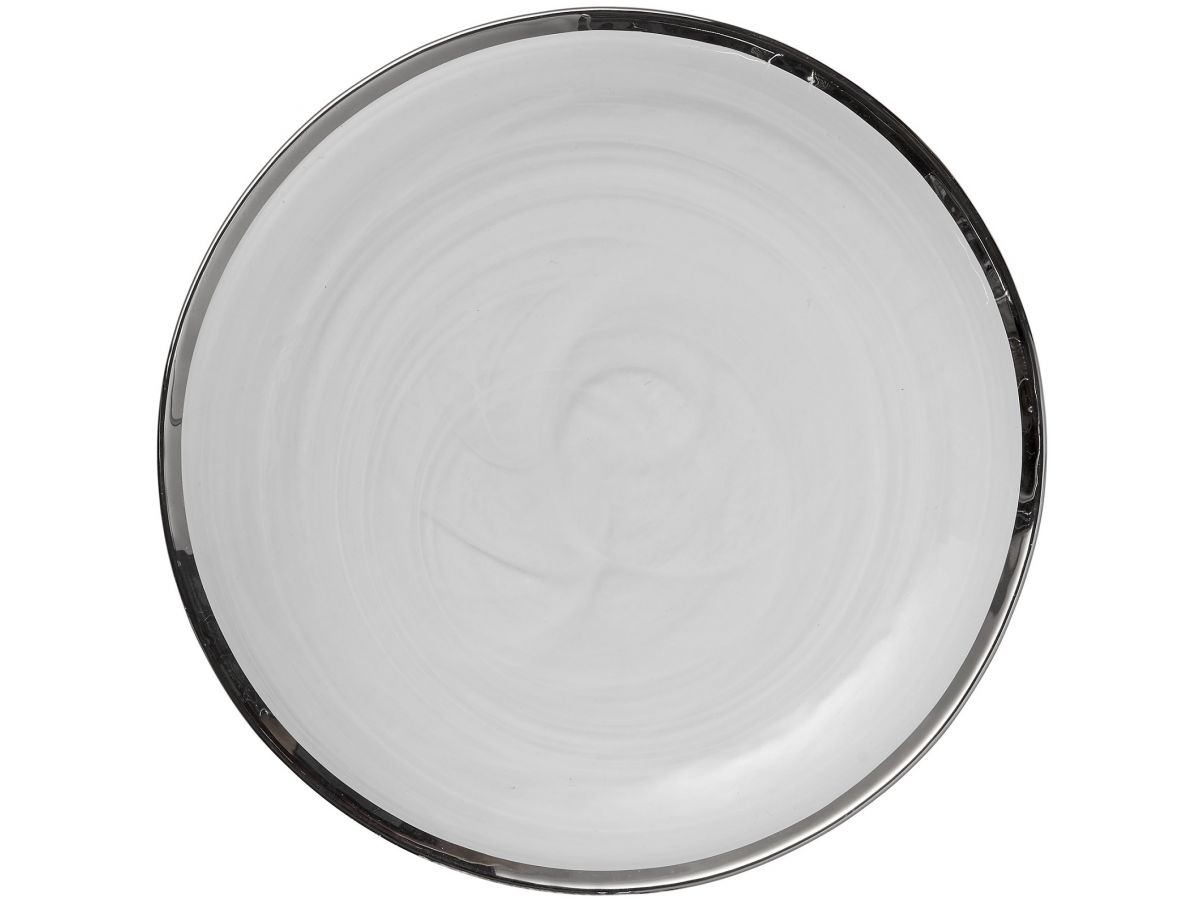 Talerz Candenza Ø25 cm biały – obraz-1