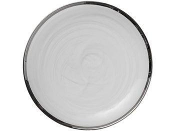 Talerz Candenza Ø25 cm biały – obraz-1