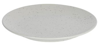 Talerz deserowy ceramiczny 21 cm jasnoszary – obraz-1