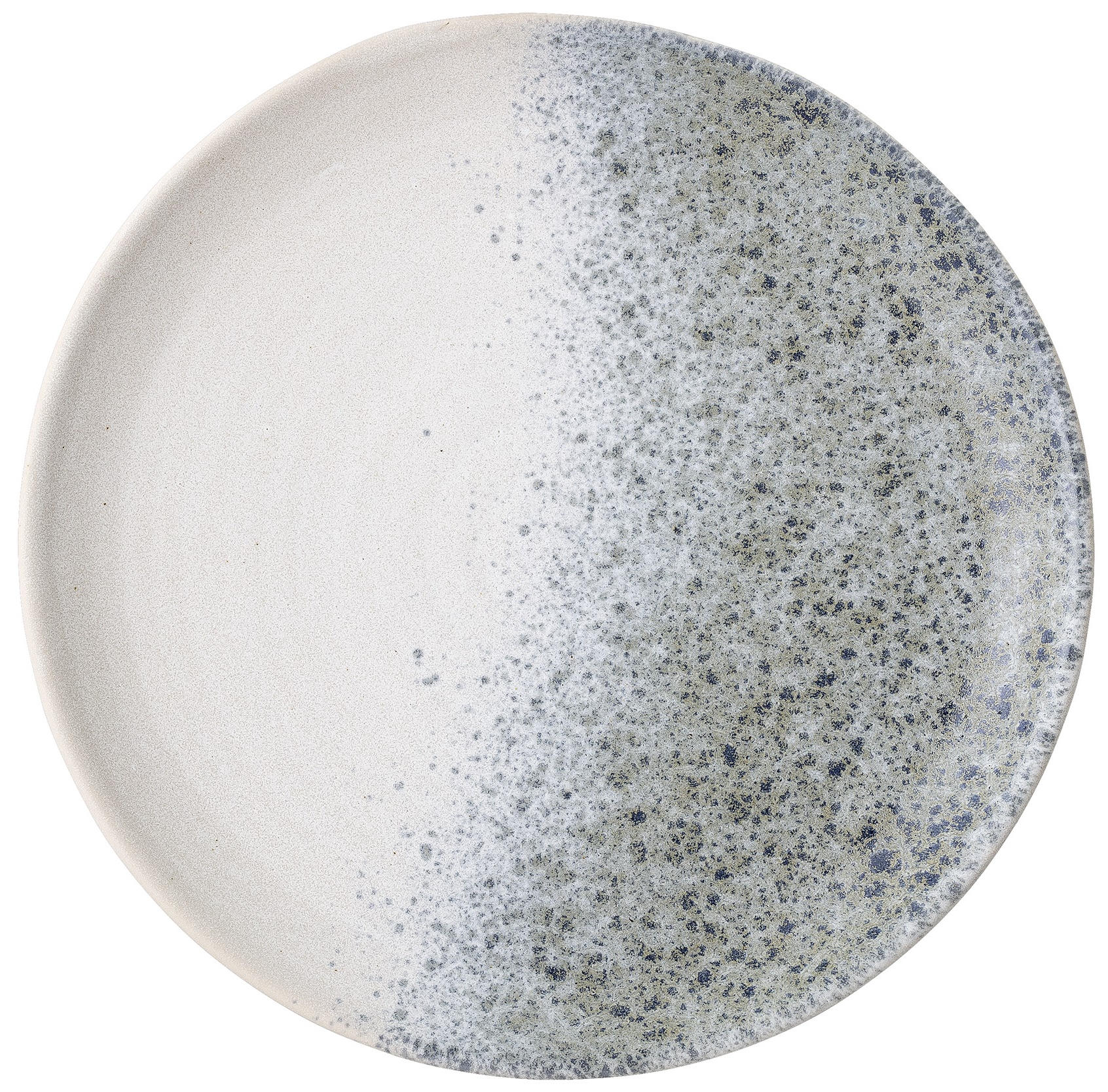 Talerz deserowy z kamionki Ø21 cm kolorowy – obraz-1