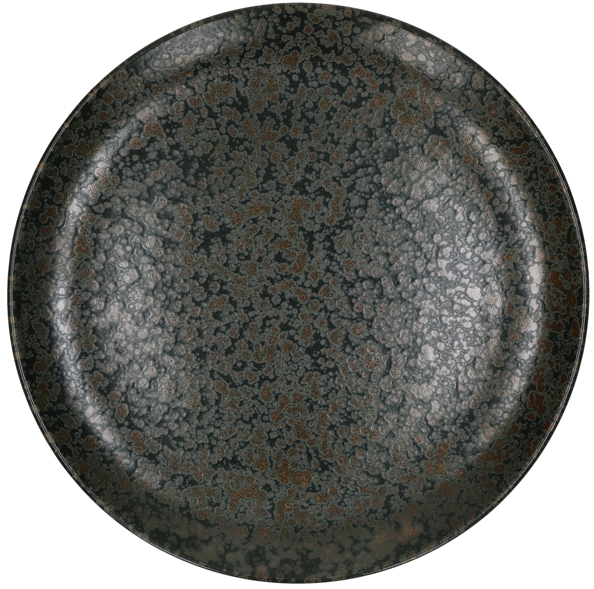 Talerz deserowy Basalt Ø22 cm czarny – obraz-1