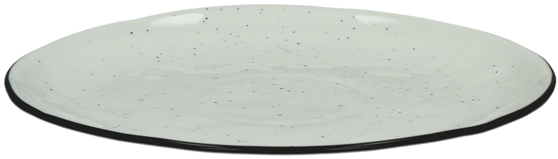 Talerz deserowy Basil Ø21 cm biały Outlet – obraz-1