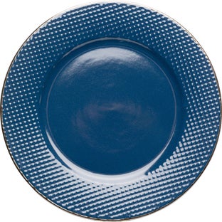 Muse tallerken, blå, Ø20cm – billede-1.