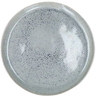 Talerz deserowy Flocon Ø21 cm niebieski – obraz-1