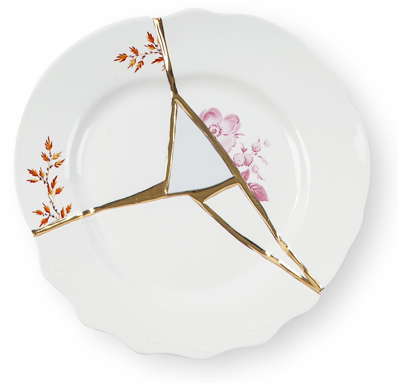 Talerz deserowy Kintsugi N'1 Ø21 cm – obraz-1