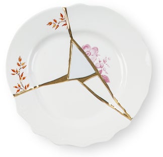 Talerz deserowy Kintsugi N'1 Ø21 cm – obraz-1