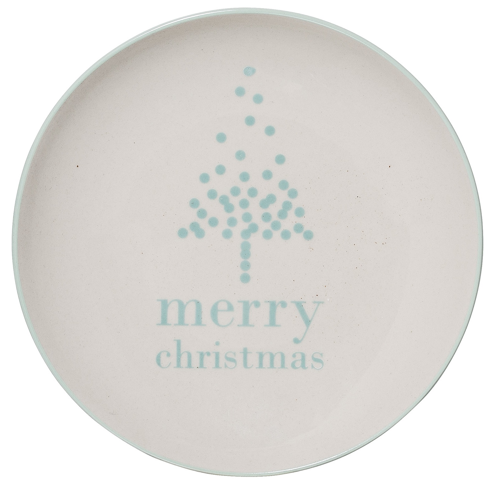 Talerz deserowy Lucia Merry Christmas Ø16 cm biały – obraz-1