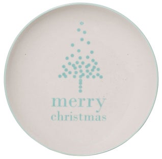 Talerz deserowy Lucia Merry Christmas Ø16 cm biały – obraz-1