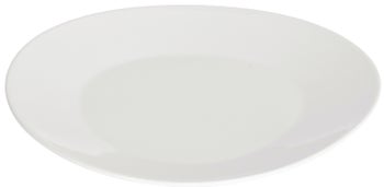 Talerz deserowy porcelanowy 22 cm biały  – obraz-1