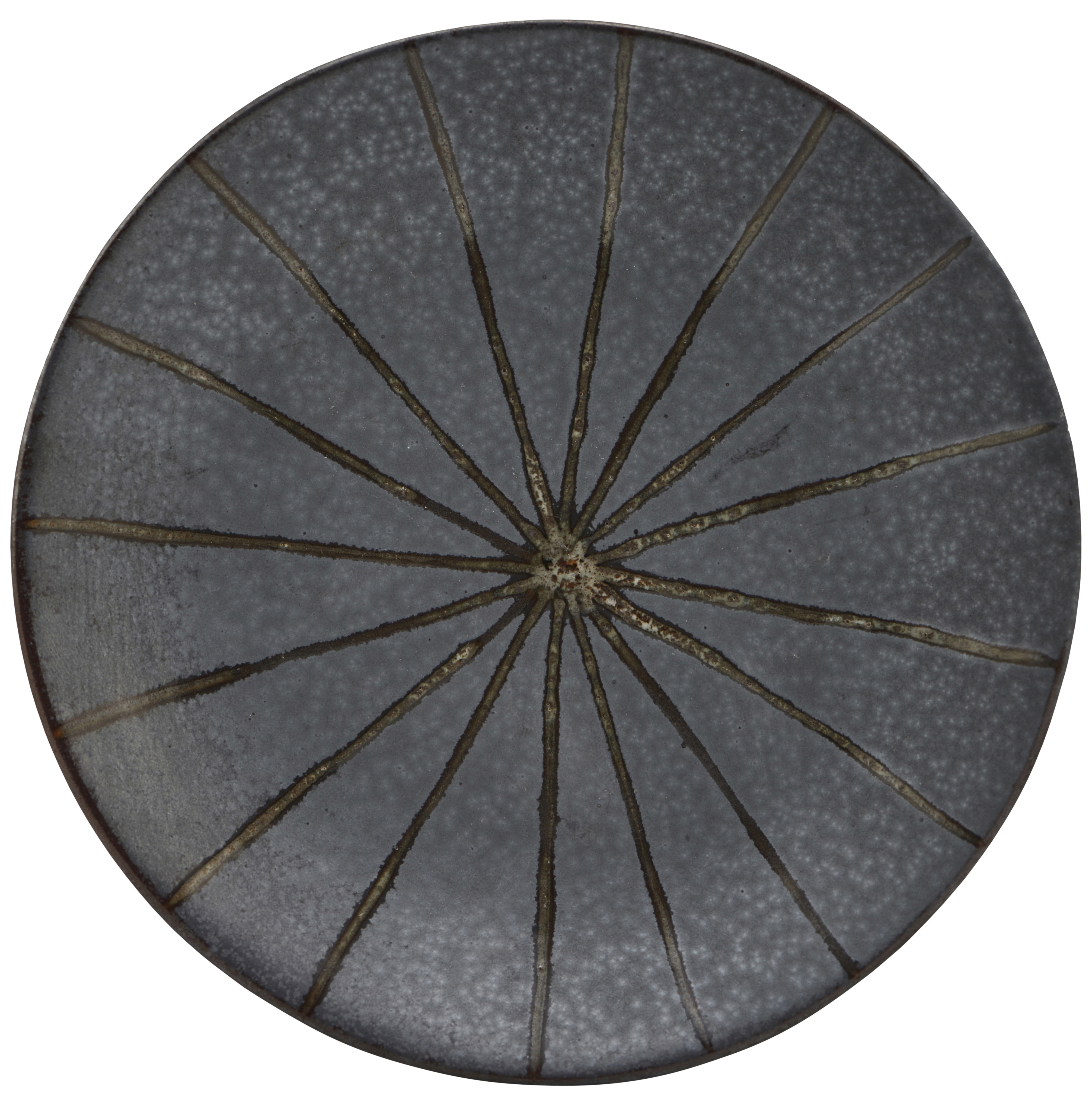 Talerz deserowy Suns Ø16 cm szaro-brązowy – obraz-1