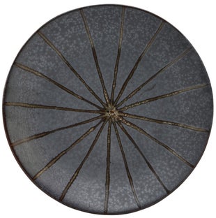 Talerz deserowy Suns Ø16 cm szaro-brązowy – obraz-1