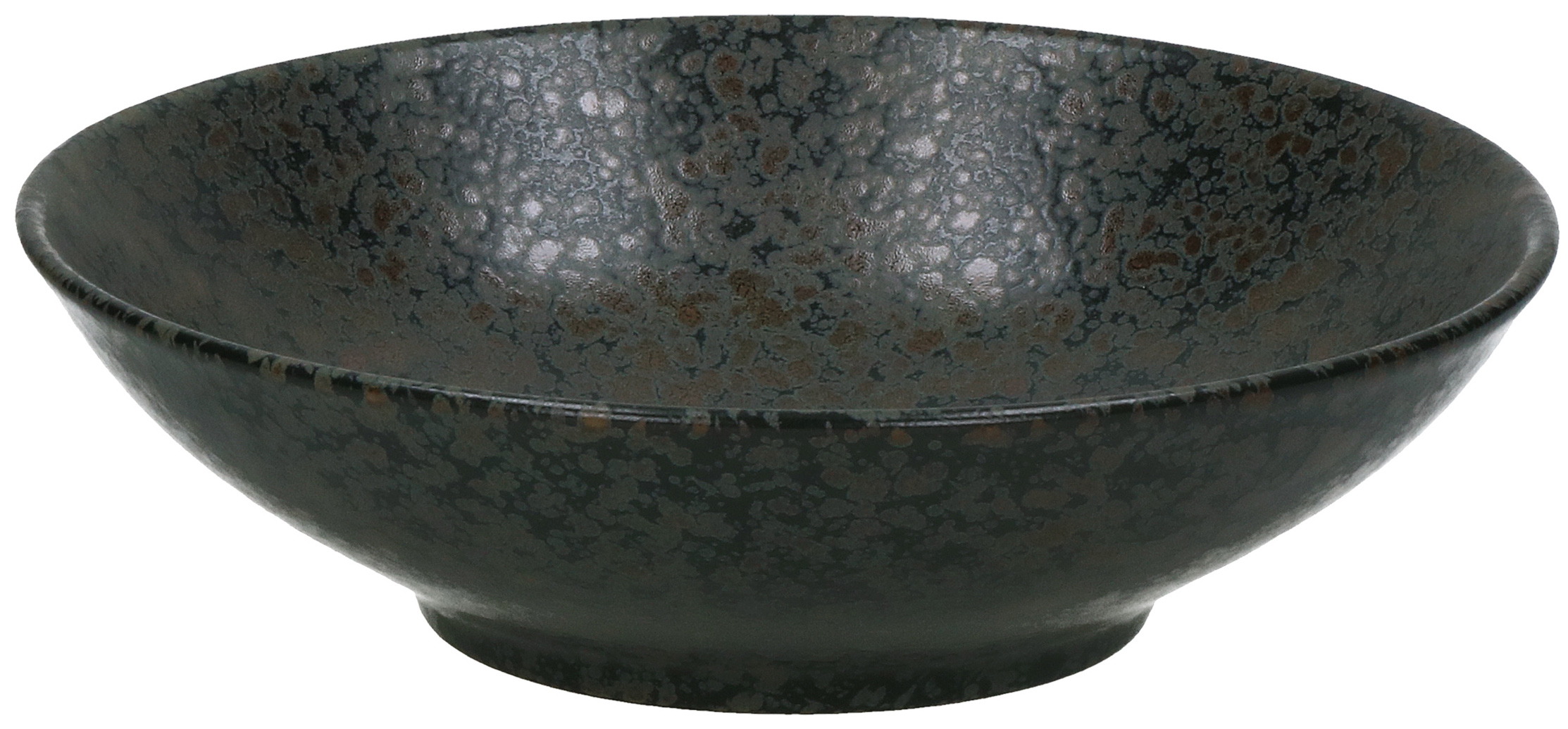 Talerz do pasty Basalt Ø19x5 cm czarny – obraz-1