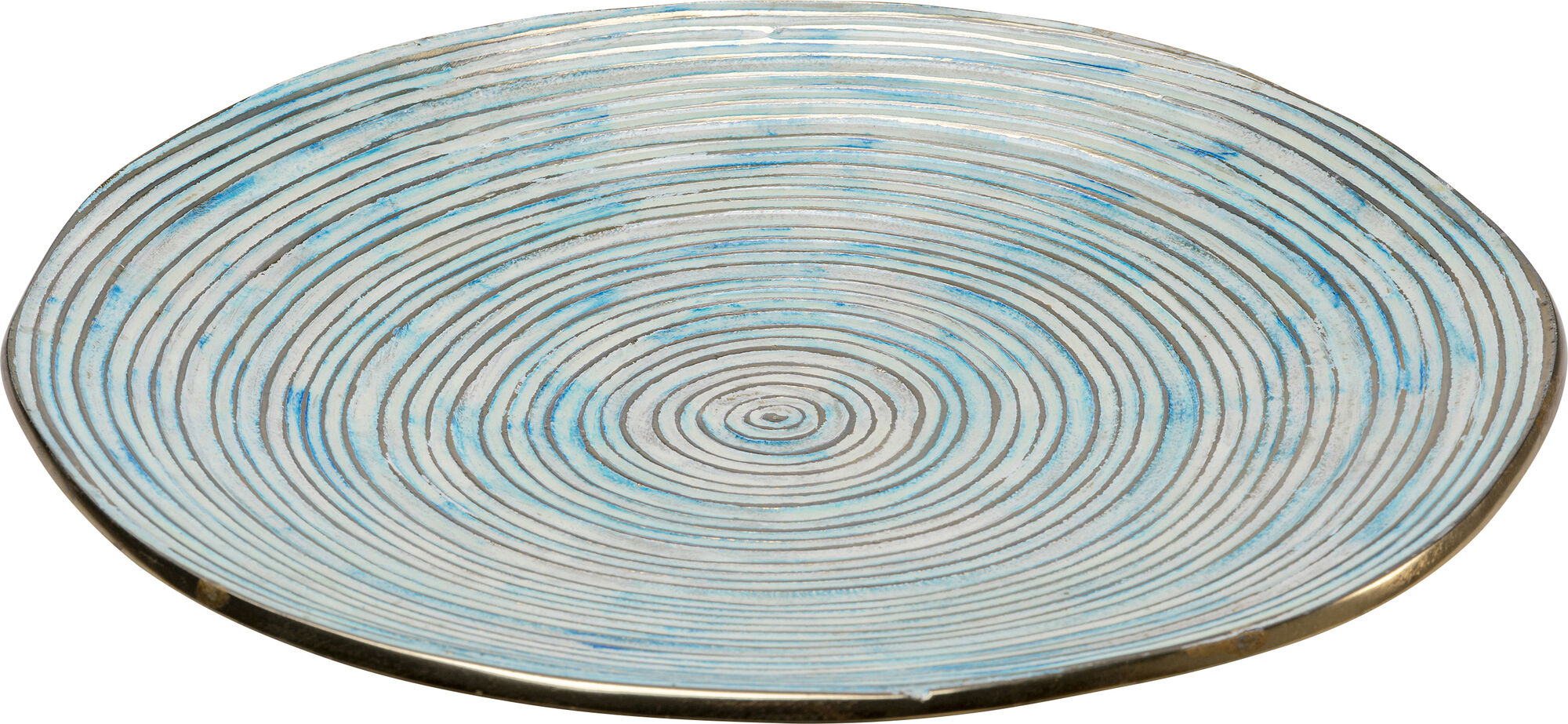 Dekoratyvinė lėkštė Melia Light Blue Ø37cm – paveikslėlis-1.