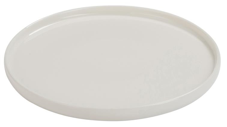 Talerz porcelanowy ∅23 cm biały – obraz-1