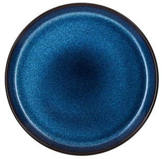 Talerz Gastro Ø21 cm czarny/ciemnoniebieski – obraz-1